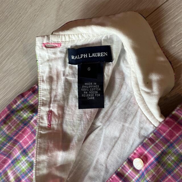 Ralph Lauren(ラルフローレン)のラルフローレン　ワンピース　6 キッズ/ベビー/マタニティのキッズ服女の子用(90cm~)(ワンピース)の商品写真