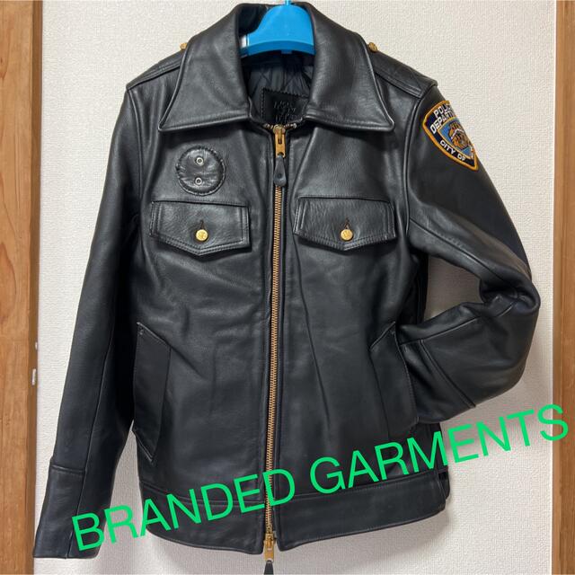 BRANDED GARMENTS  レザージャケット ブラック　36