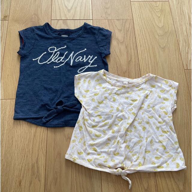 Old Navy(オールドネイビー)のTシャツ　2枚セット キッズ/ベビー/マタニティのキッズ服女の子用(90cm~)(Tシャツ/カットソー)の商品写真