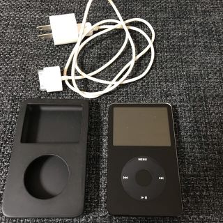 アップル(Apple)のiPod classic  MA446J/A 30GB ブラック　黒　ジャンク品(ポータブルプレーヤー)