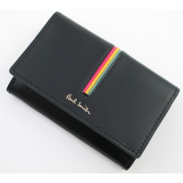 Paul Smith(ポールスミス)の☆ラスト1点限り☆新品☆箱付 ポールスミス 人気マルチ 名刺入れ 黒☆ メンズのファッション小物(名刺入れ/定期入れ)の商品写真