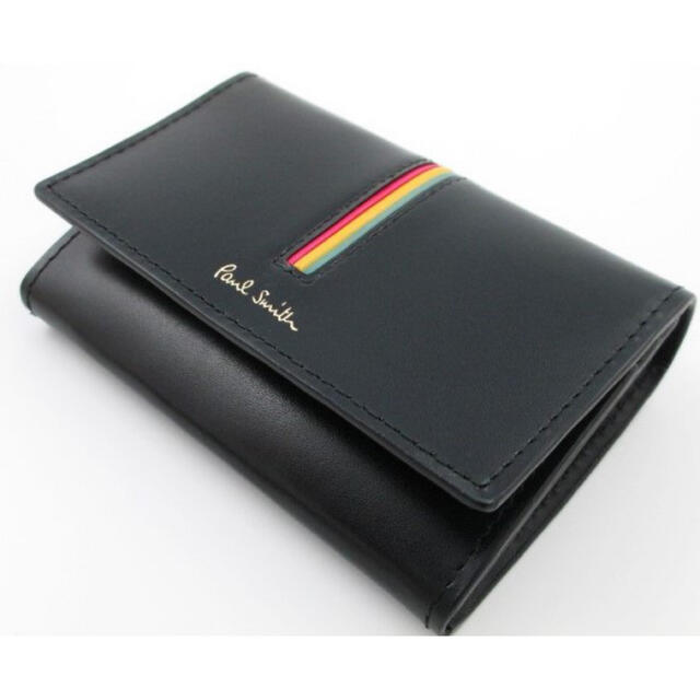 Paul Smith(ポールスミス)の☆ラスト1点限り☆新品☆箱付 ポールスミス 人気マルチ 名刺入れ 黒☆ メンズのファッション小物(名刺入れ/定期入れ)の商品写真