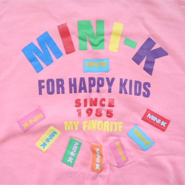 MINI-K(ミニケー)のミニケー トレーナー パンツ セットアップ 2点セット キッズ/ベビー/マタニティのキッズ服女の子用(90cm~)(Tシャツ/カットソー)の商品写真