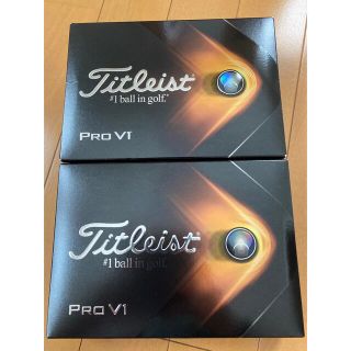 タイトリスト(Titleist)のタイトリスト Pro V1ゴルフボール ローナンバー 2ダース(その他)