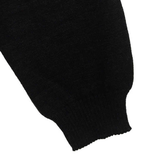 DOLCE&GABBANA(ドルチェアンドガッバーナ)のDOLCE & GABBANA ドルチェアンドガッバーナ バックロゴクルーネックニットセーター ブラック メンズのトップス(ニット/セーター)の商品写真