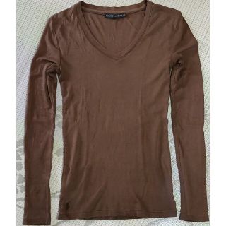 ラルフローレン(Ralph Lauren)のラルフローレン 長袖Tシャツ 茶色 M(Tシャツ(長袖/七分))