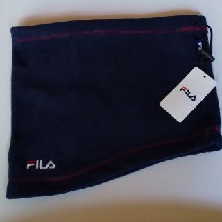 フィラ(FILA)のFILA フィラ ネックウォーマー フリース ネイビー(ネックウォーマー)