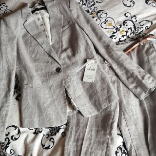 ザラ(ZARA)のZARA BASIC リネンスーツ(スーツ)