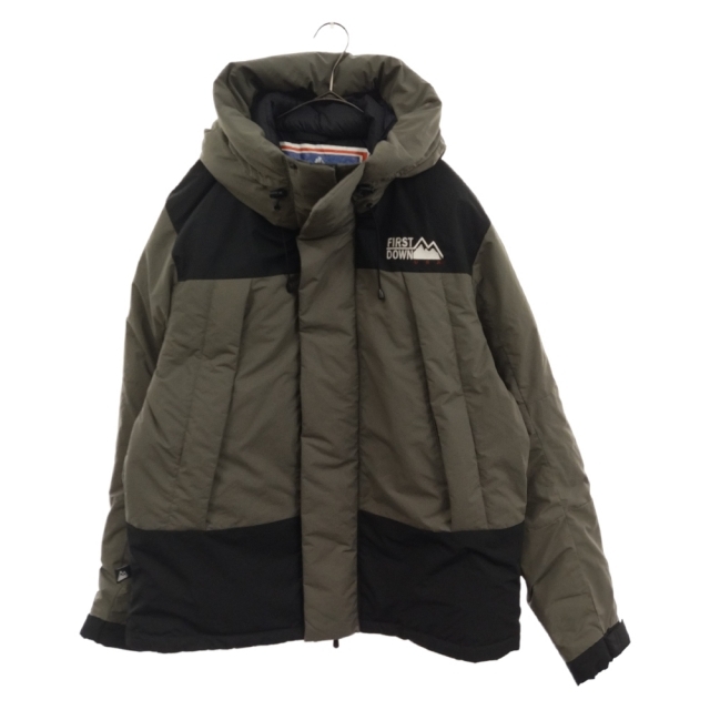 FIRSTDOWN ファーストダウン WRAP DOWN PARKA JACKET F842502 ラップダウンジャケット カーキ64センチ表記サイズ