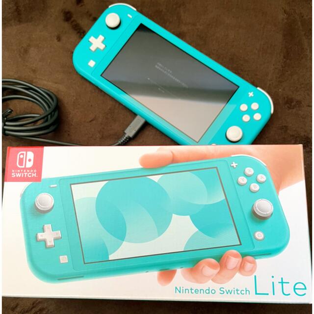 【美品】Nintendo Switch  Lite ターコイズ【使用回数少】