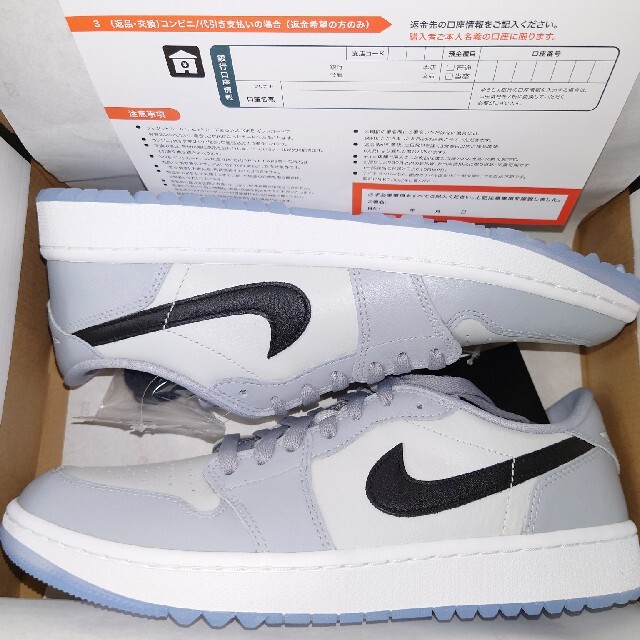 NIKE(ナイキ)の27 Nike Jordan 1 Low Golf Wolf Grey メンズの靴/シューズ(スニーカー)の商品写真