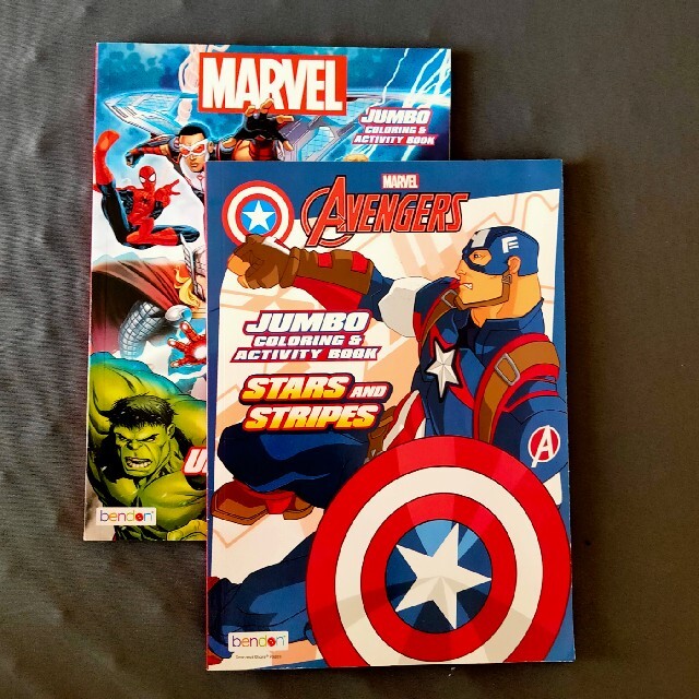 MARVEL(マーベル)のMARVEL アクティビティブック 2冊組 エンタメ/ホビーのアニメグッズ(その他)の商品写真