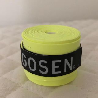 ゴーセン(GOSEN)のGOSEN グリップテープ 1個★迅速発送 蛍光黄色 ゴーセンマイバチ色変更可(その他)