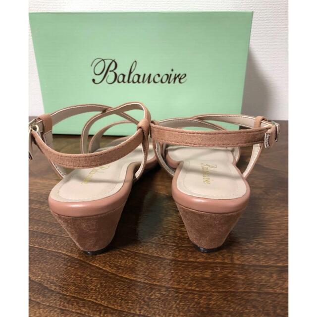 BALANCOIRE(ブランコアール)の1043 新品　Balancoire ウェッジソール　クロスベルトサンダル　LL レディースの靴/シューズ(サンダル)の商品写真