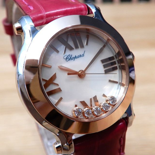 Chopard(ショパール)のももんがぁ様の ショパール ハッピースポーツ マーク2 ミニ  レディースのファッション小物(腕時計)の商品写真