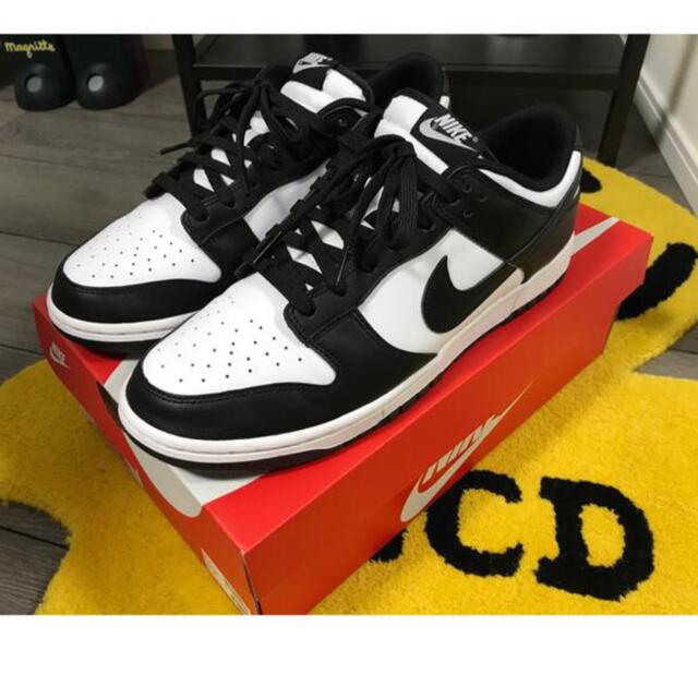 Nike Dunk Low White Black 27.5cmメンズ