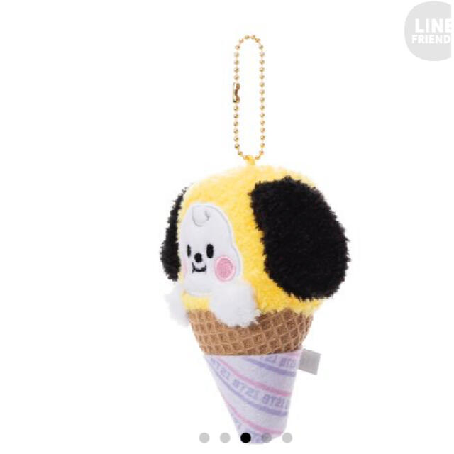 防弾少年団(BTS)(ボウダンショウネンダン)のBT21 ベビー マスコットアイスクリーム CHIMMY bt21 チミー エンタメ/ホビーのおもちゃ/ぬいぐるみ(キャラクターグッズ)の商品写真