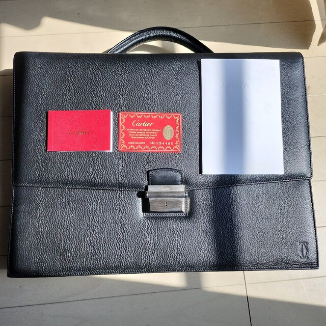 ✨美品✨Cartier カルティエ パシャ ビジネスバッグ ブラック 黒