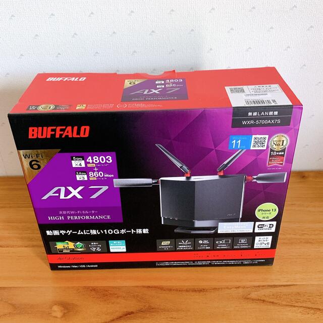 Bo - BUFFALO Wi-Fi ルーター WXR-5700AX7Sの通販 by Mn& ...