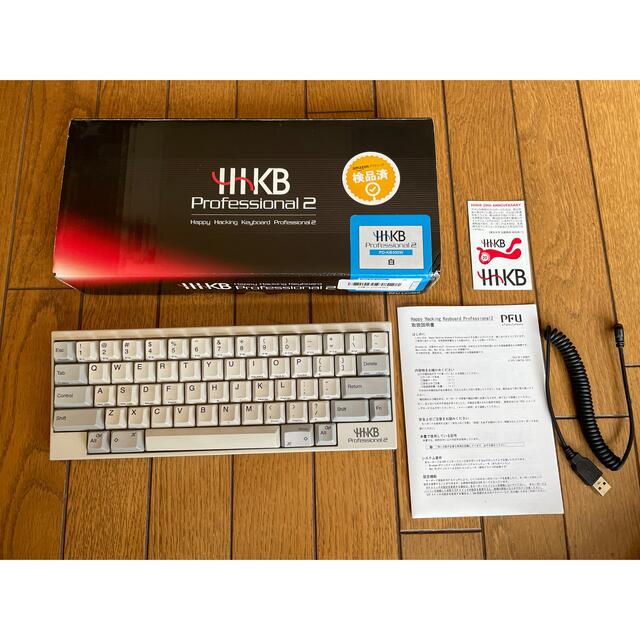 HHKB Professional 2 (PFU PD-KB400W)PC周辺機器 - danielleelmes.co.uk