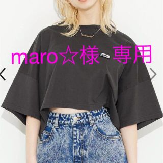 エックスガール(X-girl)のX-girl BOX LOGO S/S WIDE TEE エックスガール(Tシャツ(半袖/袖なし))