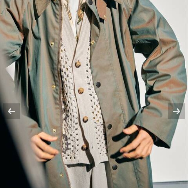 Barbour バブアー 別注 OS BURGHLEY タマムシ (バーレー) | www