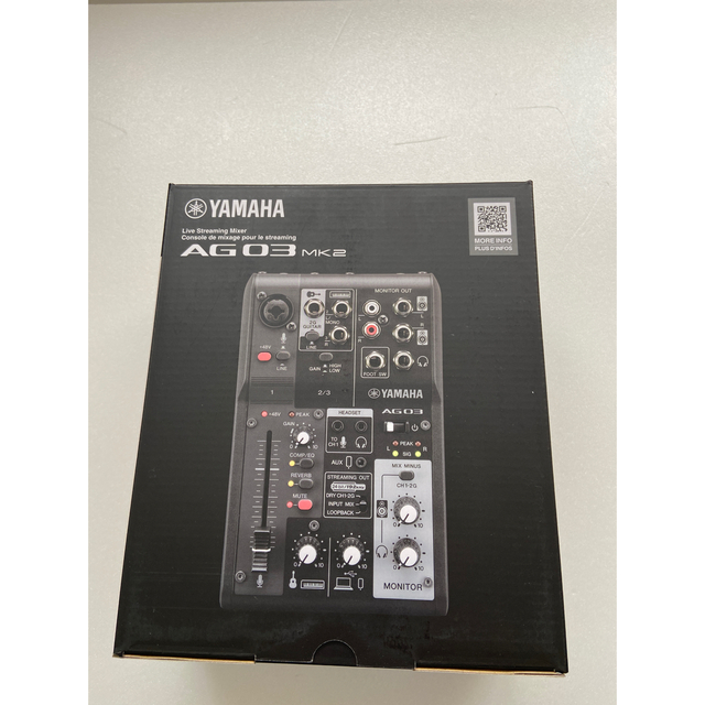 AG03MK2 B YAMAHA ライブストリーミングミキサー ブラック