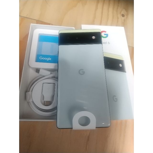 新品未使用一括購入simフリー pixel6 128GB グリーン Sorta 新品未使用一括購入simフリー pixel6 128GB グリーン Sorta