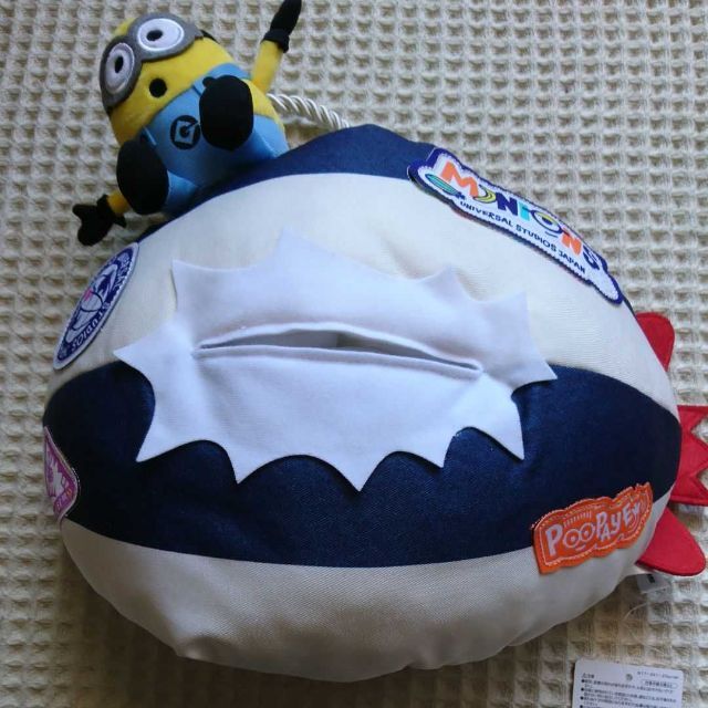 【ミニオンズ】USJ ティッシュカバー エンタメ/ホビーのおもちゃ/ぬいぐるみ(キャラクターグッズ)の商品写真