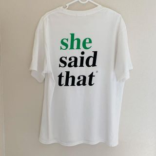 ニコアンド(niko and...)のshe said that Tシャツ　ニコアンドコラボ(Tシャツ(半袖/袖なし))