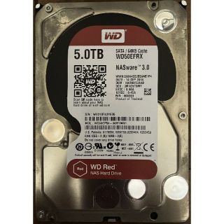 WD Red WD50EFRX NAS用HDD 5TB(PCパーツ)