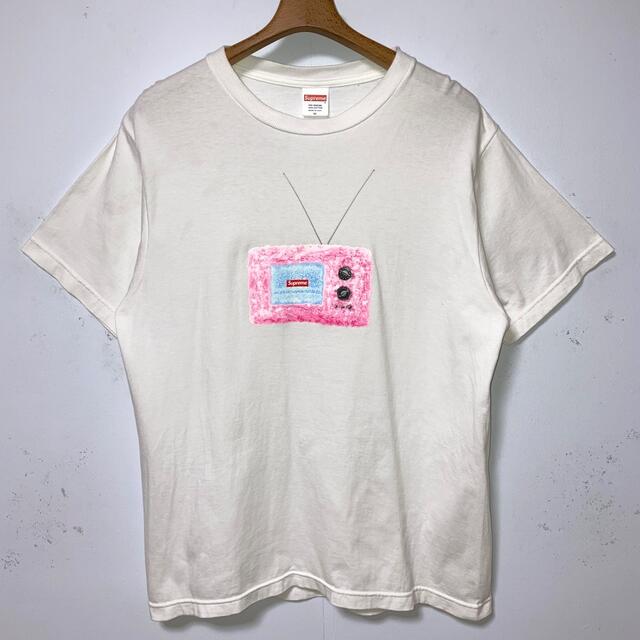 Supreme TV Tee 白 M