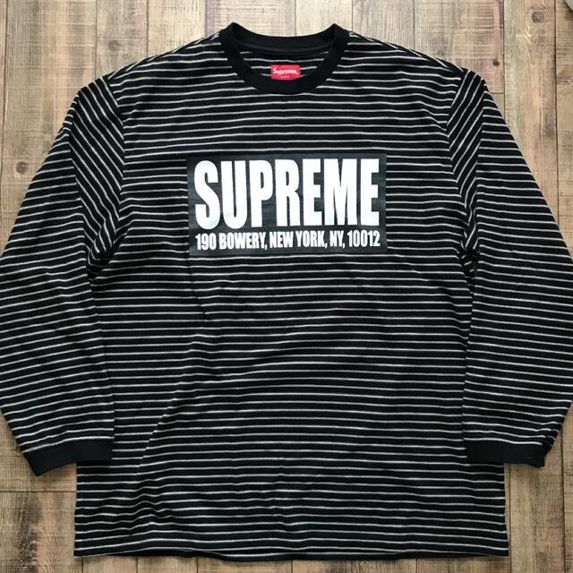 Supreme Thin Stripe L/S Top