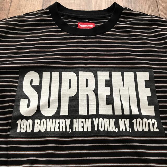 Supreme Thin Stripe L/S Top