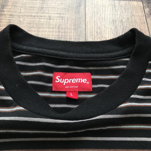 Supreme Thin Stripe L/S Top