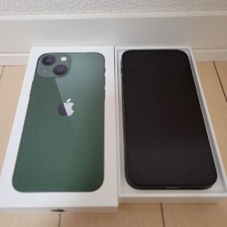 アイフォーン(iPhone)のiPhone13 mini 128GB　グリーン(スマートフォン本体)