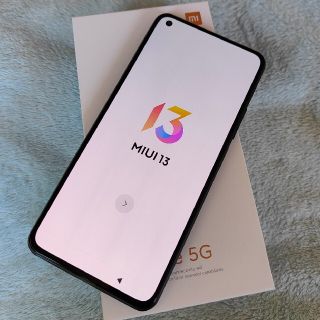 アンドロイド(ANDROID)のXiaomi　Mi 11 Lite 5G  ブラック　simフリー(スマートフォン本体)