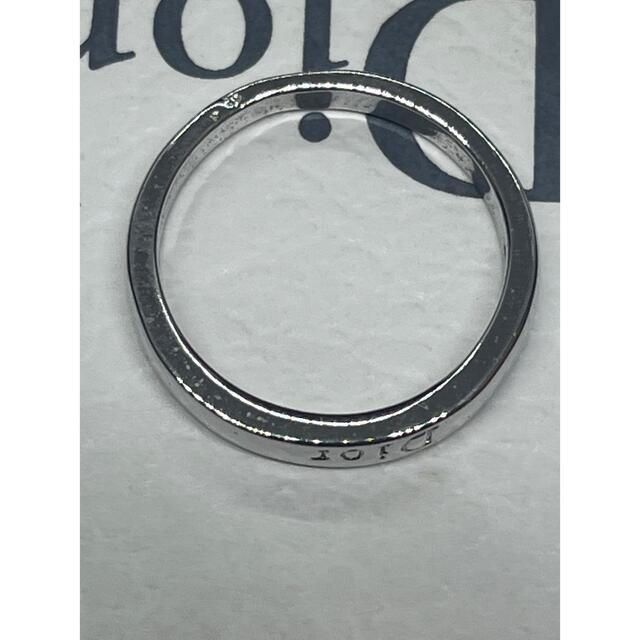 Christian Dior ディオール シルバー ロゴ リング13号 指輪 6