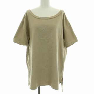 レミレリーフ(REMI RELIEF)のレミレリーフ Tシャツ カットソー 半袖 プルオーバー 無地 F ベージュ(Tシャツ(半袖/袖なし))