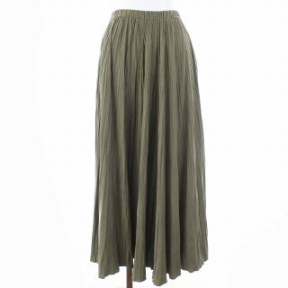 ロンハーマン(Ron Herman)のロンハーマン Fake Suede Pleats Skirt スカートXS(ロングスカート)