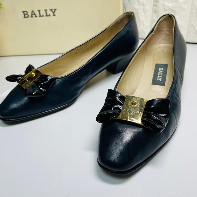 BALLY バリー　紺ネイビーパンプス　23.5cm | フリマアプリ ラクマ