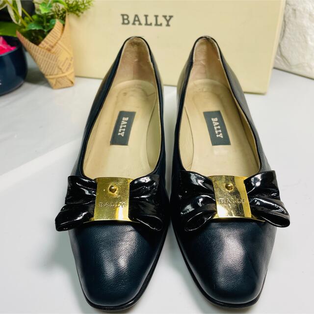 BALLY バリー　紺ネイビーパンプス　23.5cm