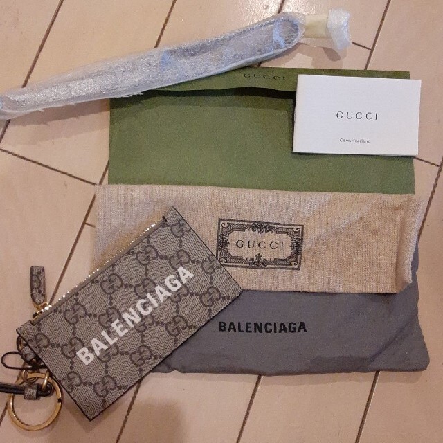 Gucci(グッチ)のBALENCIAGA×GUCCIコラボキーケース&小銭入れ メンズのファッション小物(コインケース/小銭入れ)の商品写真