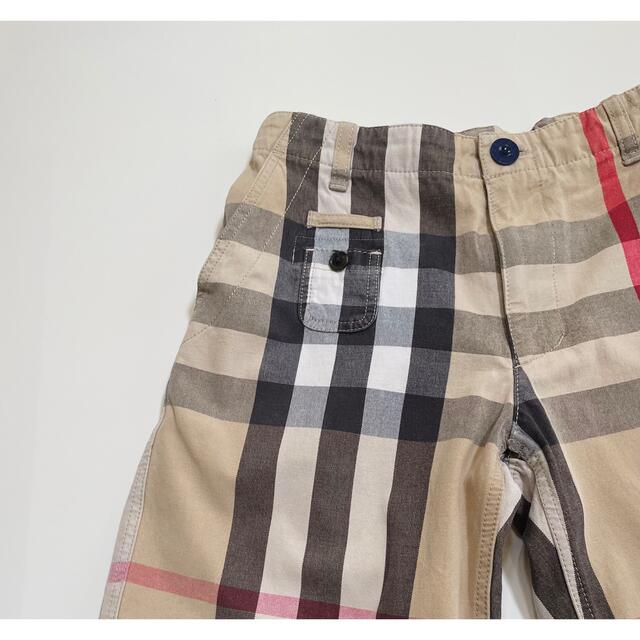 BURBERRY バーバリーu3000キッズハーフパンツ 130cm&サスペンダー 品質