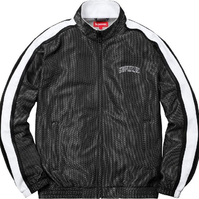 美品Supreme Bonded Mesh Track Jacket Black