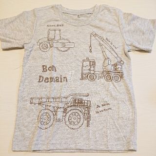 新品未使用 手描き風はたらくくるま 半袖Tシャツ 120(Tシャツ/カットソー)