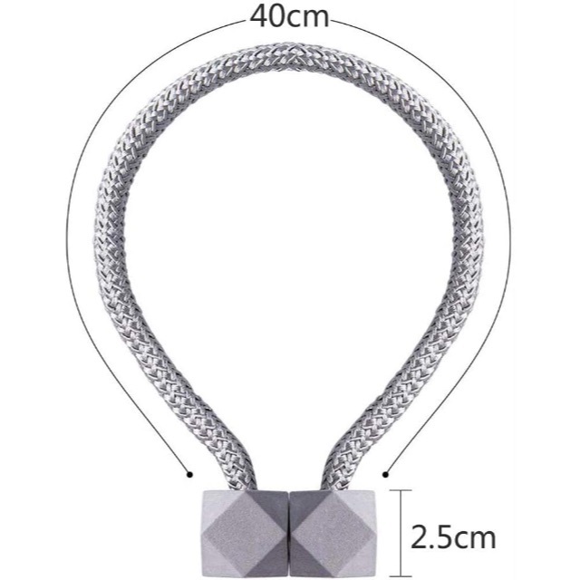 カーテンタッセル マグネット ふさかけ 4個セット インテリア/住まい/日用品のカーテン/ブラインド(その他)の商品写真