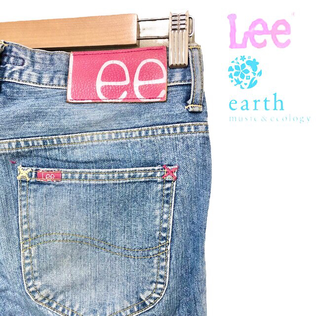 Lee(リー)の【Lee × earth】リー アース コラボ デニム レディースのパンツ(デニム/ジーンズ)の商品写真