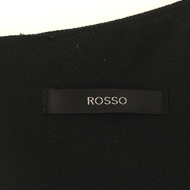 ROSSO(ロッソ)のロッソ ROSSO アーバンリサーチ ワンピース ノースリーブ ひざ丈 M 黒 レディースのワンピース(ひざ丈ワンピース)の商品写真