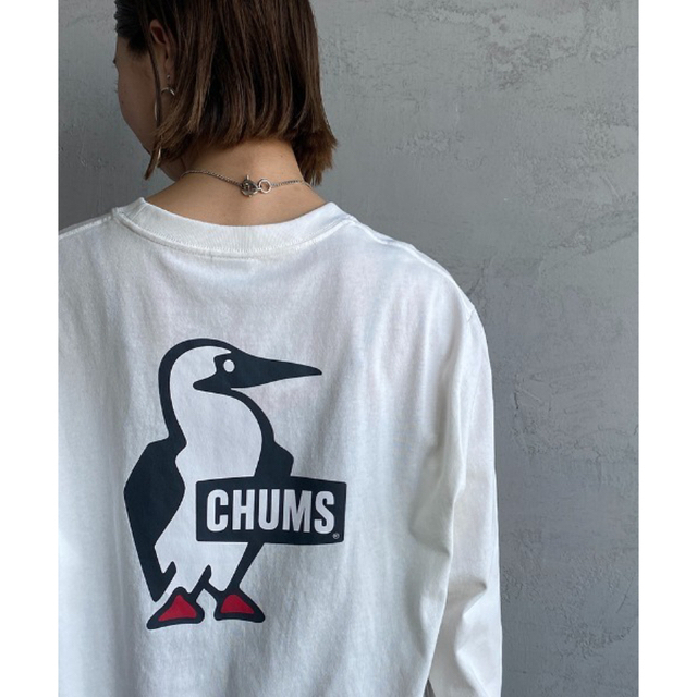 CHUMS(チャムス)のチャムス　新品未使用タグ付き　Tシャツ　ホワイトL メンズのトップス(Tシャツ/カットソー(七分/長袖))の商品写真